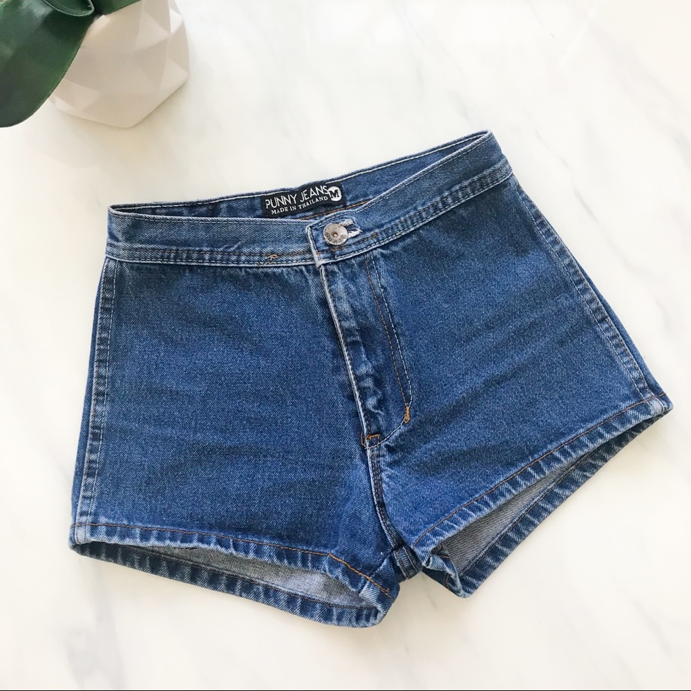 Classic Denim High Waist Short